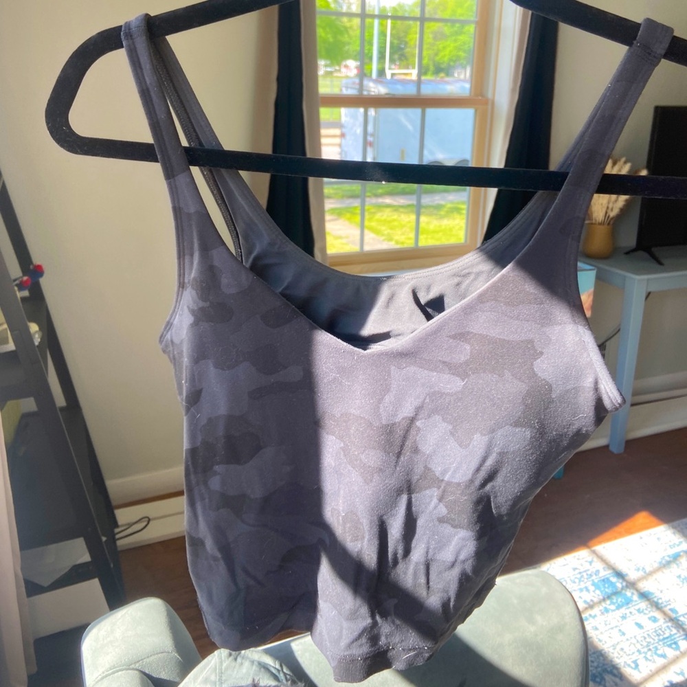 Lululemon Align Tank Top- Heritage 365 Camo Deep Coal Multi